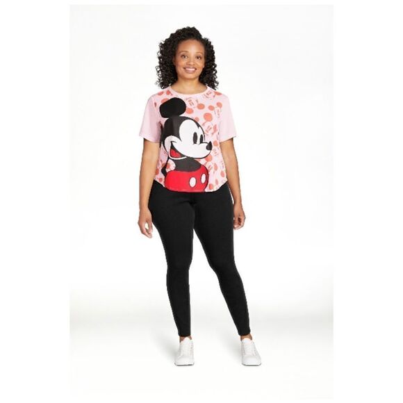 Women’s Disney Mickey Mouse Graphic Short Sleeve Lightweight T-Shirt Size XXL - Picture 3 of 7